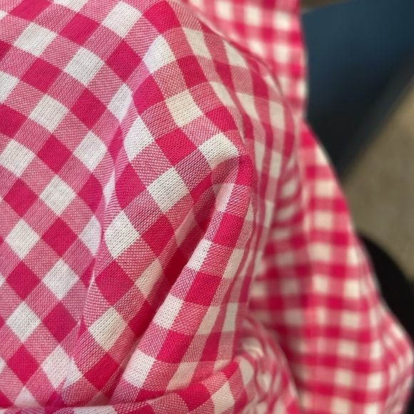 Vineyard Vines Women Long Sleeve Button Down Shirt SZ 4 Relaxed Bright Pink - Picture 14 of 14